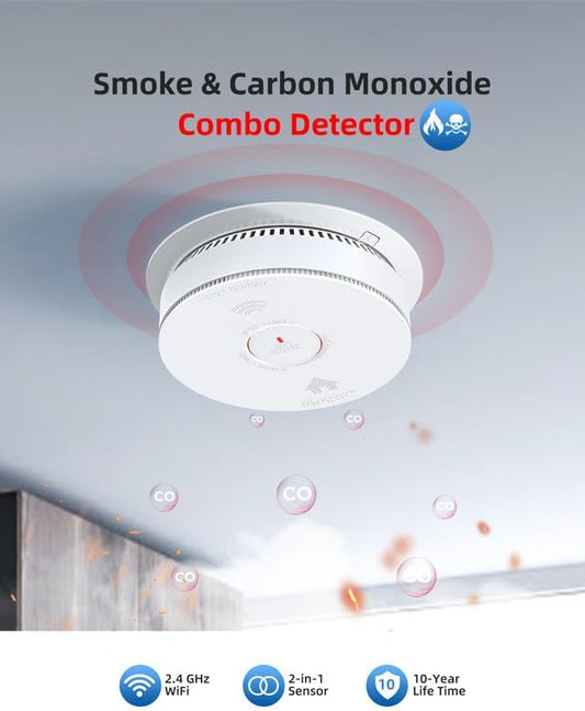 SITERWELL Smoke and Carbon Monoxide Detector