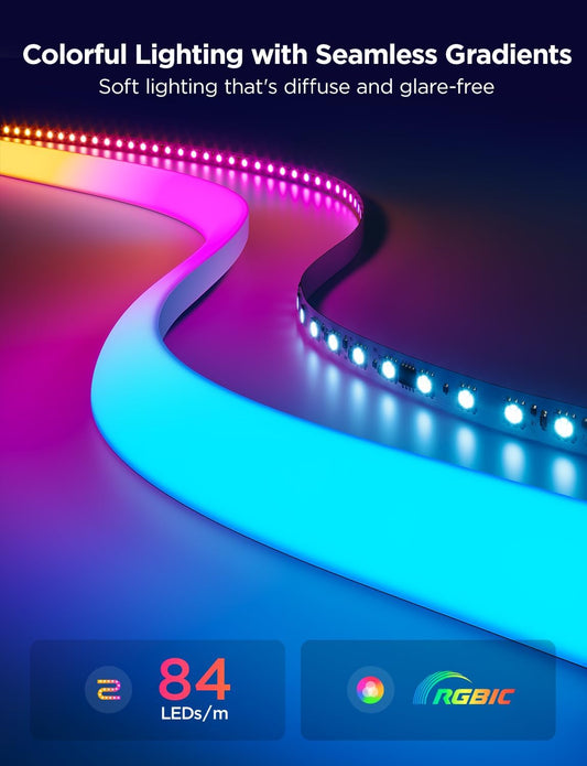 Govee Neon Rope Light for Wall Lining