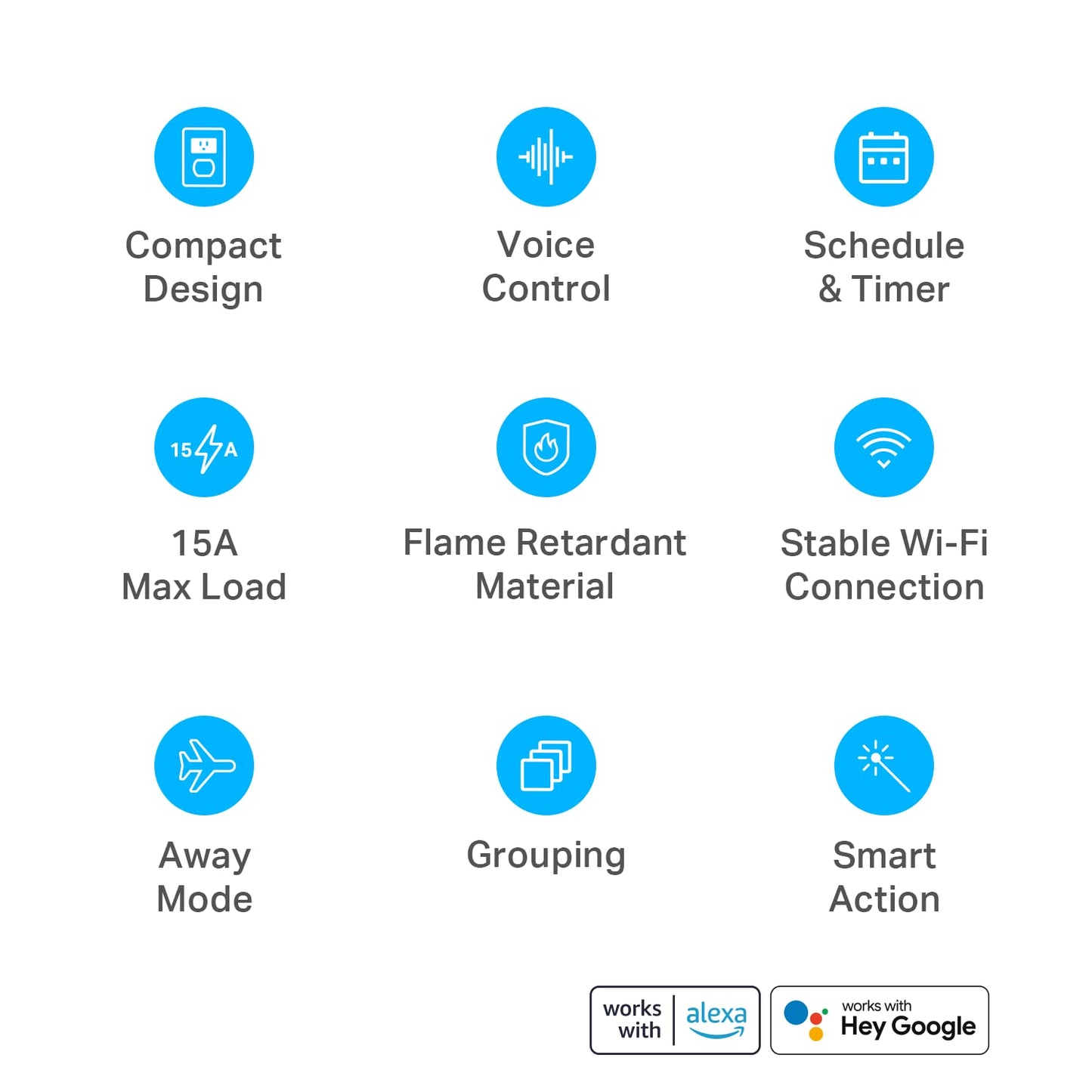 Kasa Smart Plug Mini 15A
