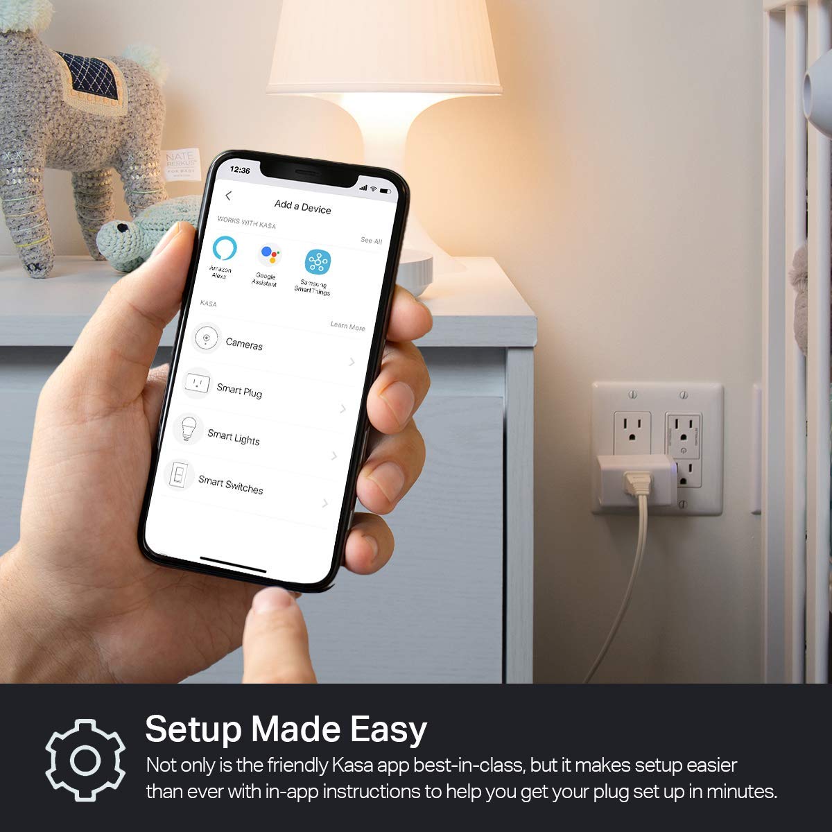 Kasa Matter Smart Plug w/ Energy Monitoring