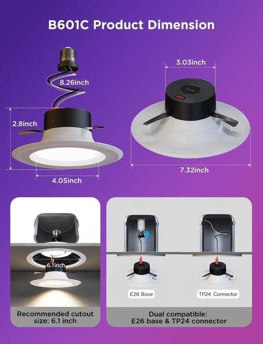 Govee Smart Retrofit Recessed Lighting