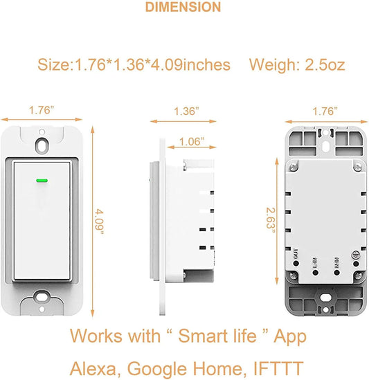 Smart Light Switch for Alexa