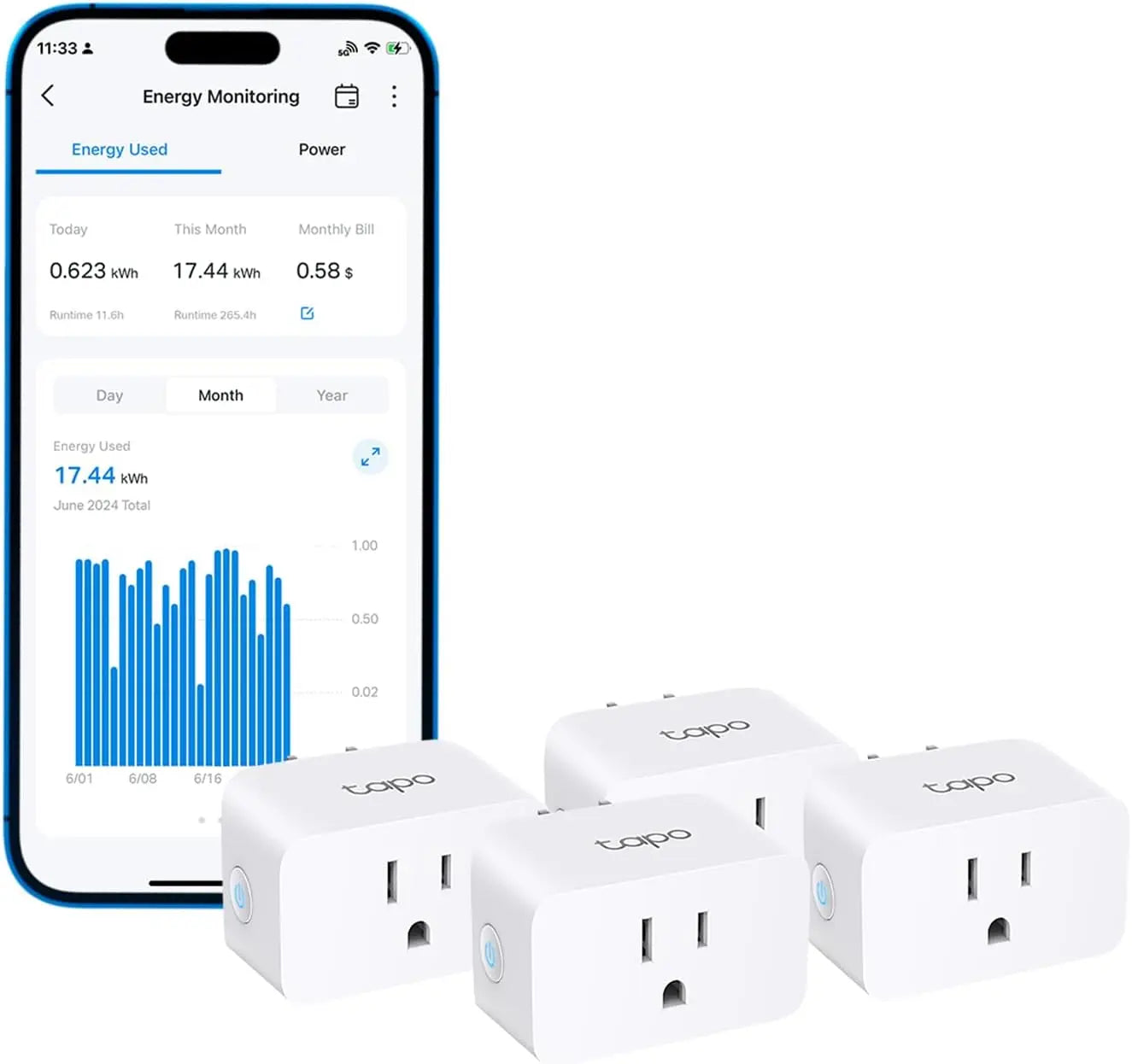 TP-Link smart plug energy monitoring