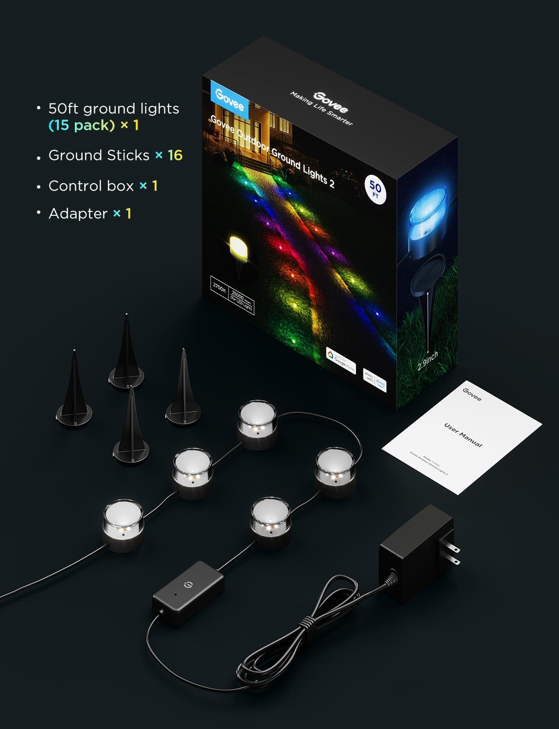 Govee Outdoor Ground Lights 2