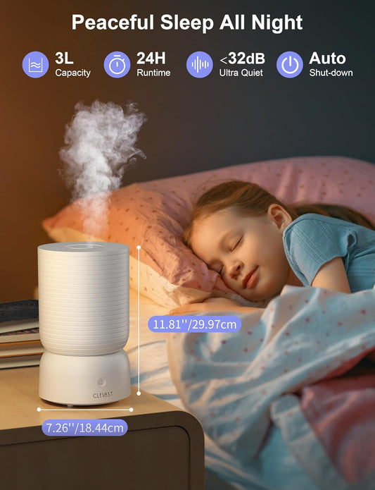 CLEVAST Smart Humidifiers for Bedroom