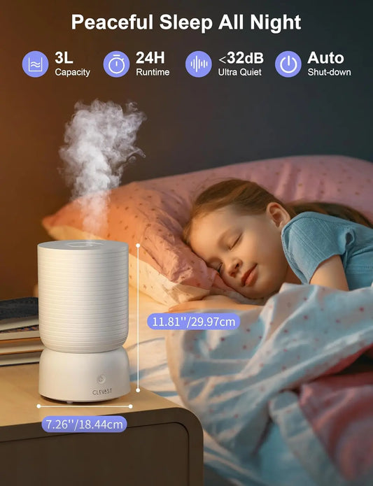 CLEVAST Smart Humidifiers for Bedroom Cozysmart