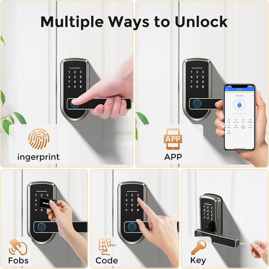 Keyless-Entry Fingerprint Smart Door Lock