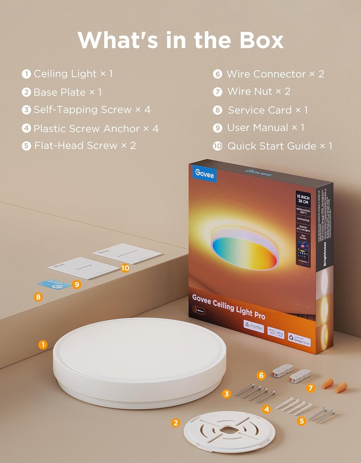 Govee Smart Ceiling Light 4300LM
