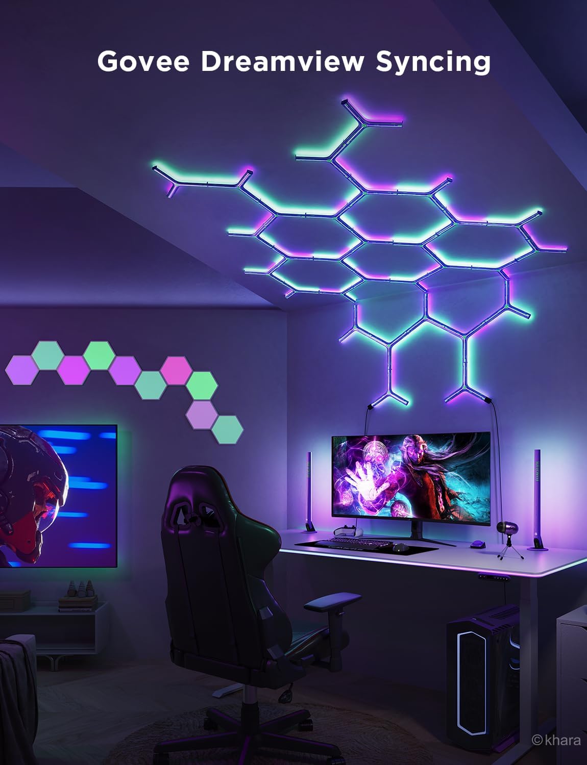 Govee Glide Y RGBIC LED Wall Lights