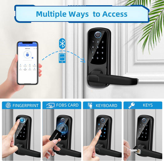 Smart Door Lock with Handle