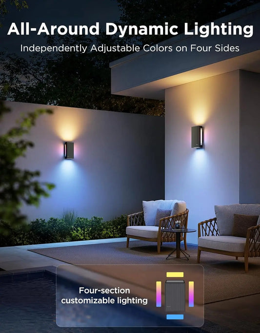 Govee Outdoor Lighting | UpDown Wall Light for Modern Exterior Décor