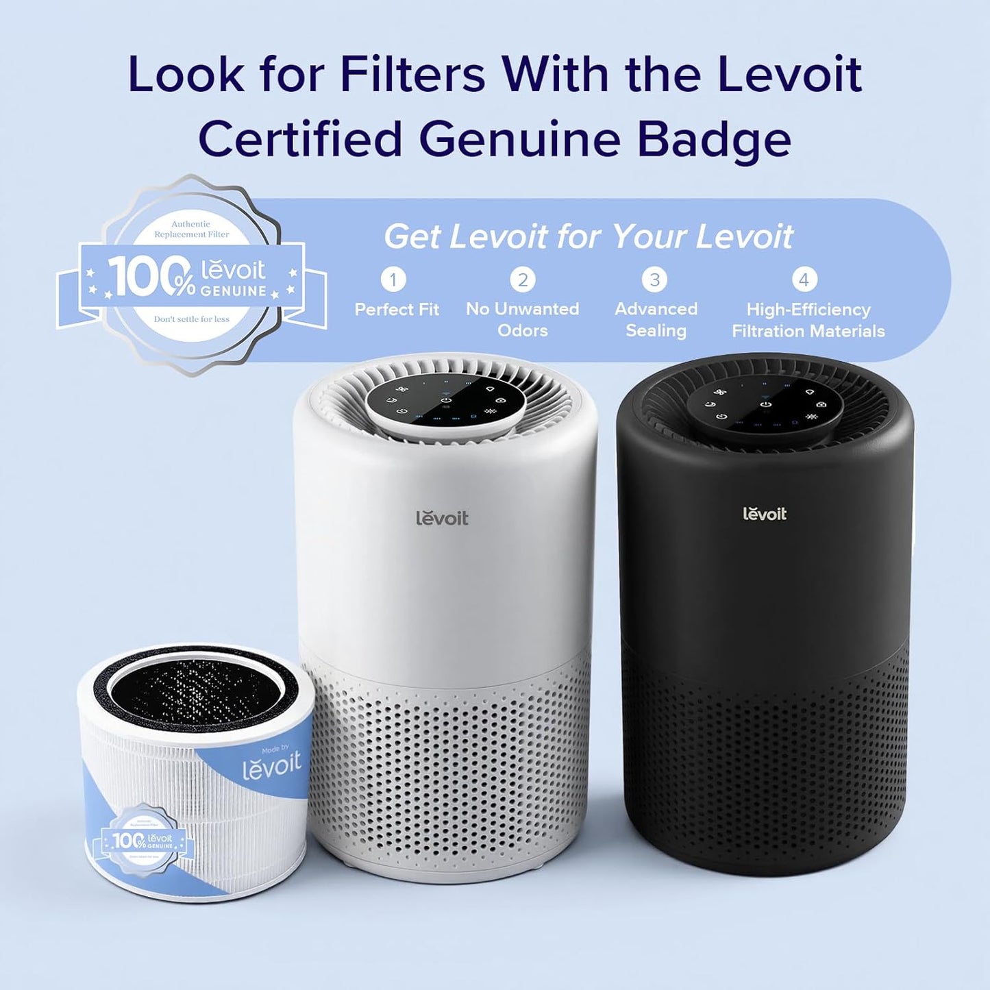 LEVOIT Air Purifier for Home Bedroom Dorm Room