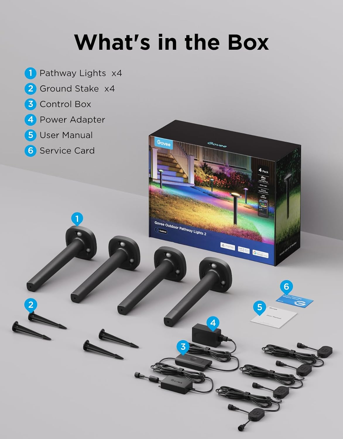 Govee Outdoor Pathway Lights 2