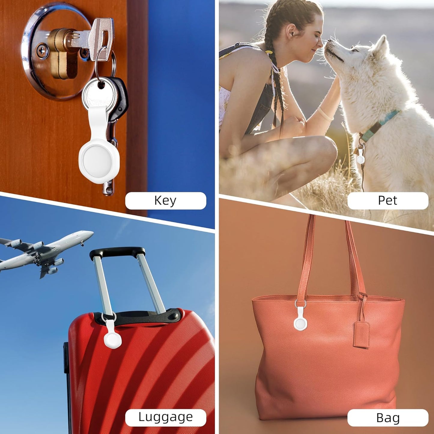 Smart Tags with Waterproof Case,Item Finder
