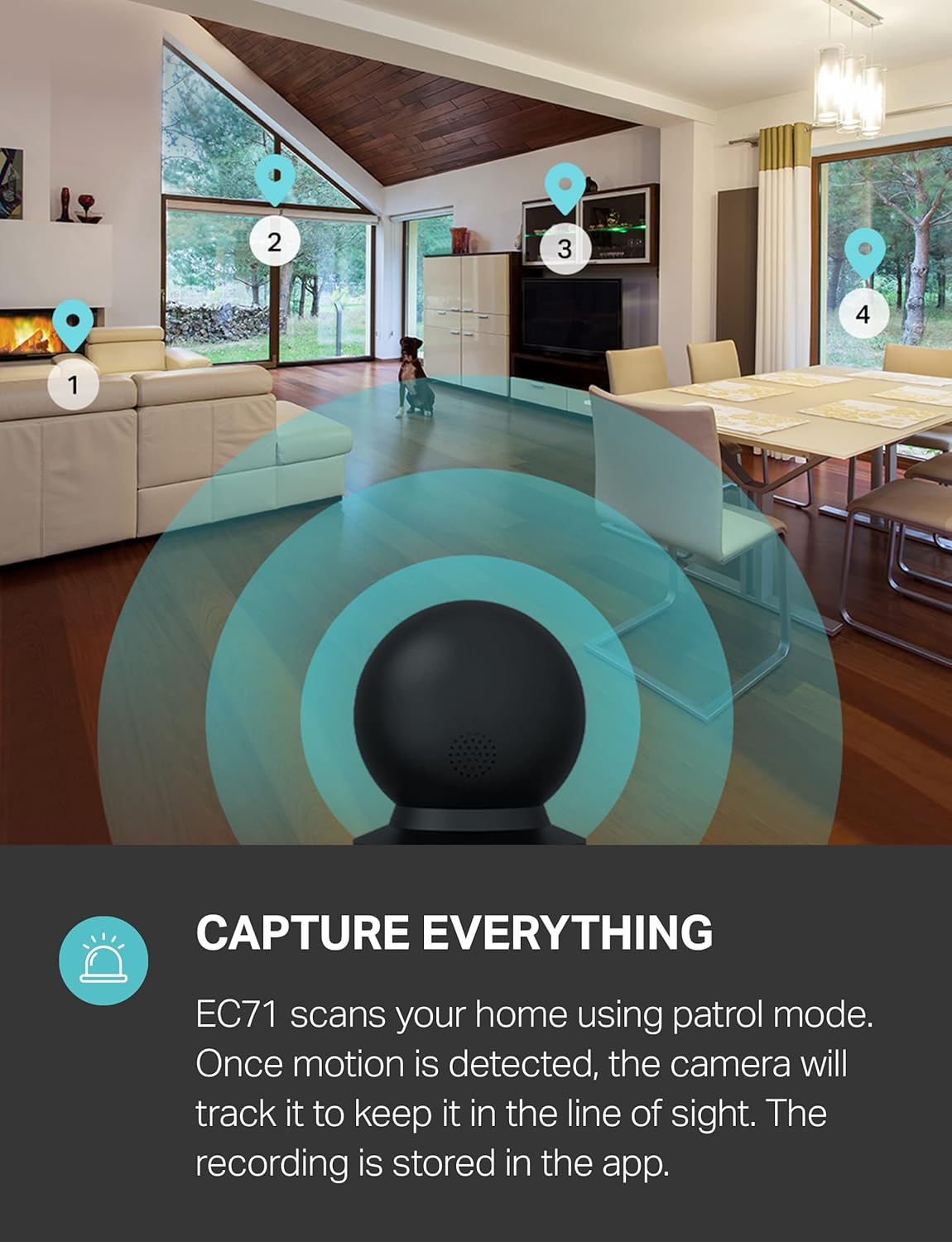 Kasa Smart Indoor Pan-Tilt Home Security Camera