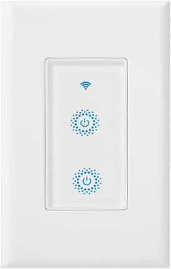 Smart WiFi Switch - Wireless Smartphone Controlled Wall Light Switch