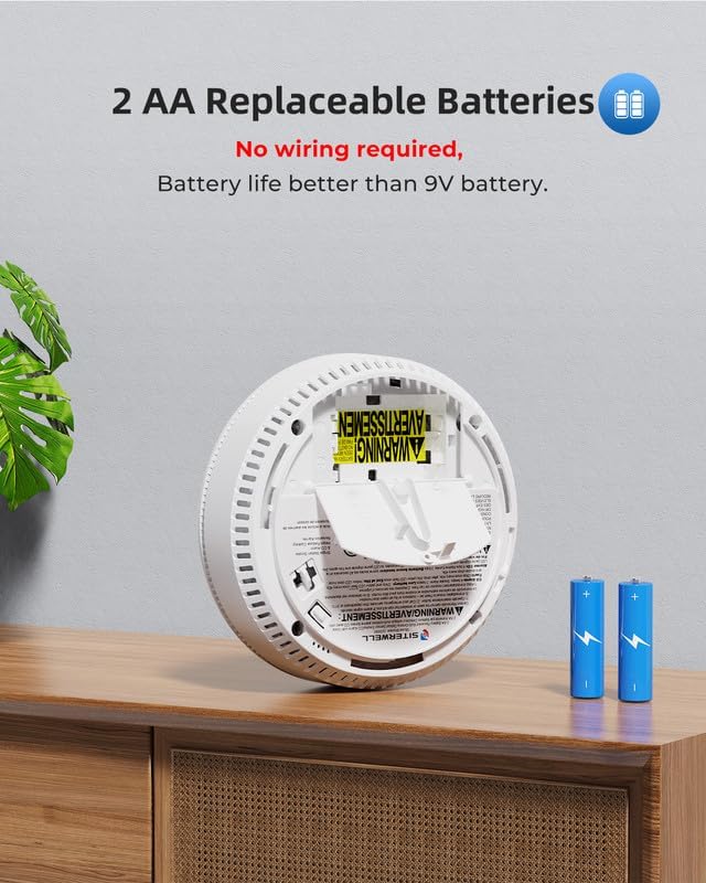 SITERWELL Smoke and Carbon Monoxide Detector