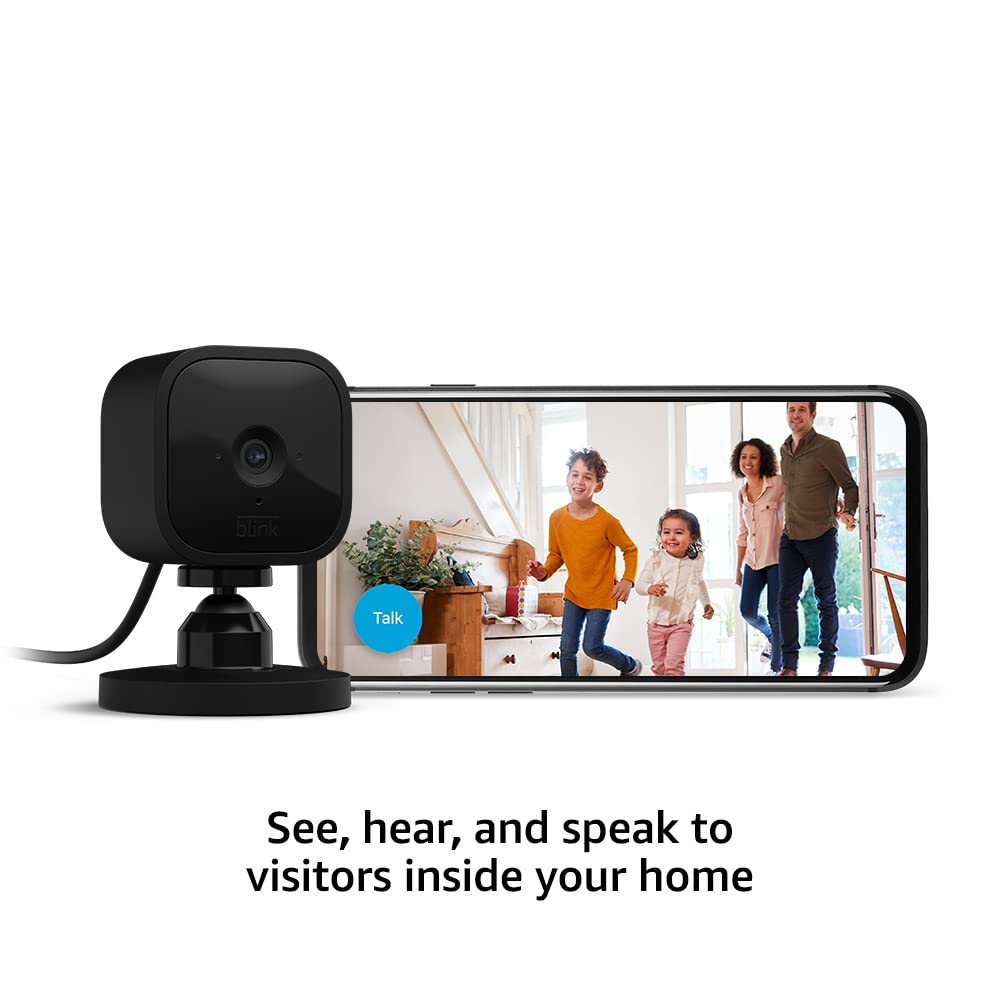 Blink Mini - Compact indoor plug-in smart security camera