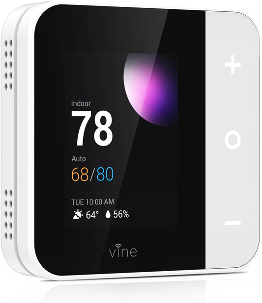 Vine Thermostat for Home with Touchscreen Color Display