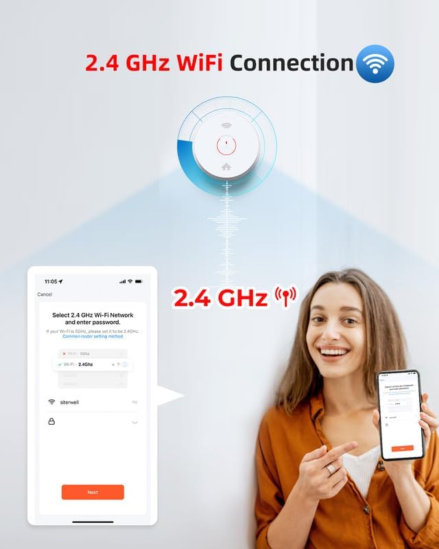 SITERWELL Smoke and Carbon Monoxide Detector