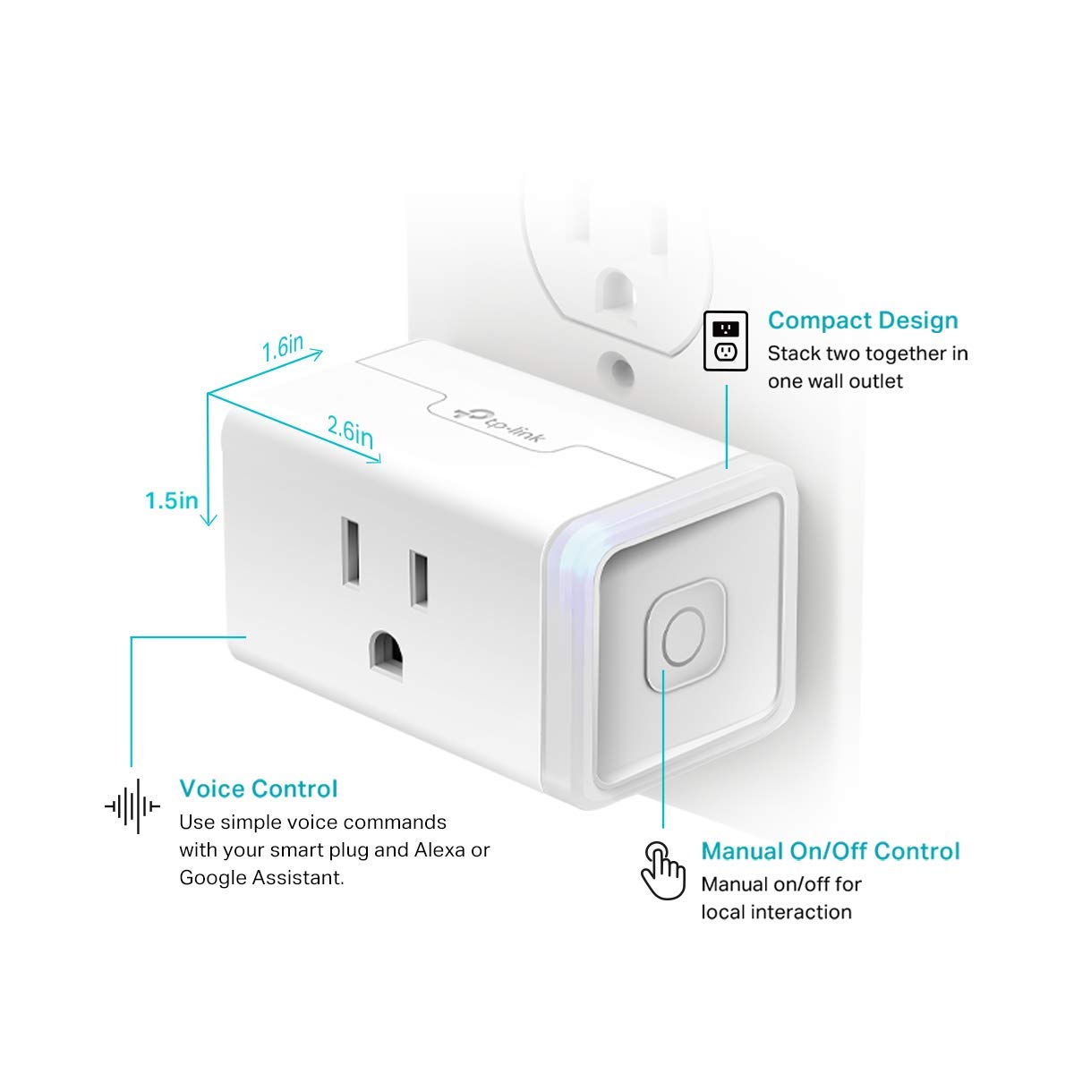 Kasa Matter Smart Plug w/ Energy Monitoring