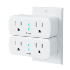 GHome Smart Plug, 15A WiFi Smart Outlet Compatible with Alexa &amp; Google Home