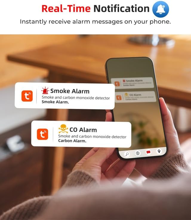 SITERWELL Smoke and Carbon Monoxide Detector