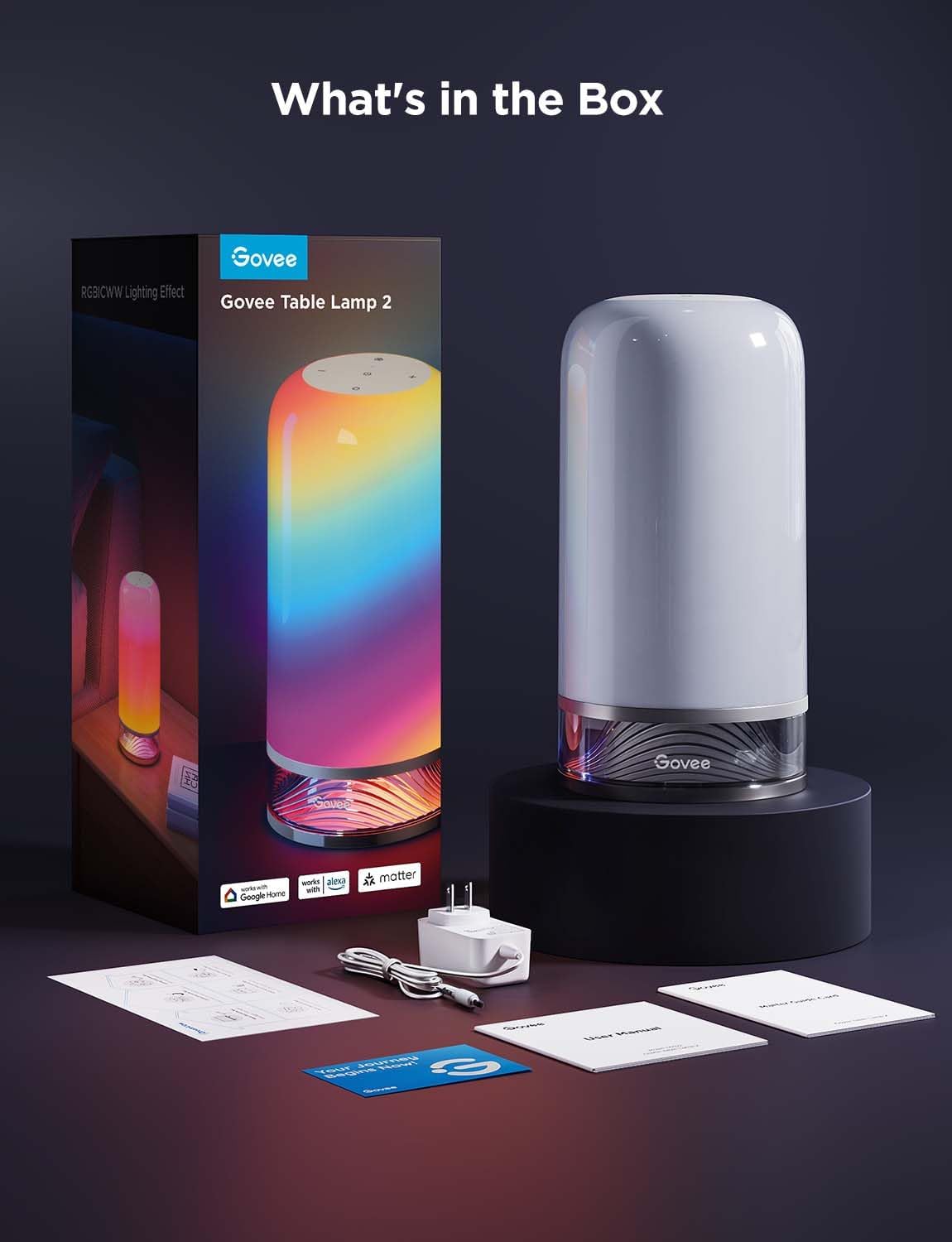 Govee RGBIC Smart Table Lamp 2
