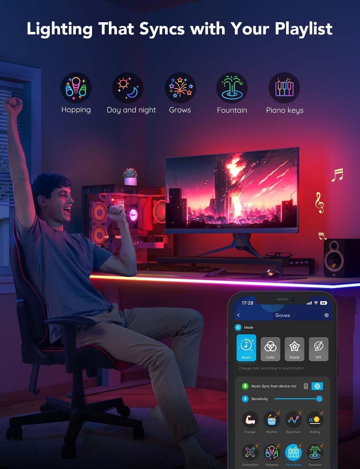 Govee RGBIC Gaming Lights