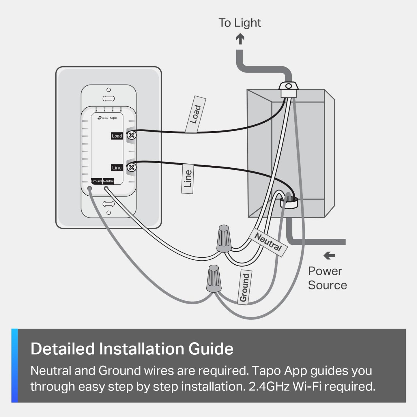 TP-Link Tapo Matter Smart Dimmer Switch
