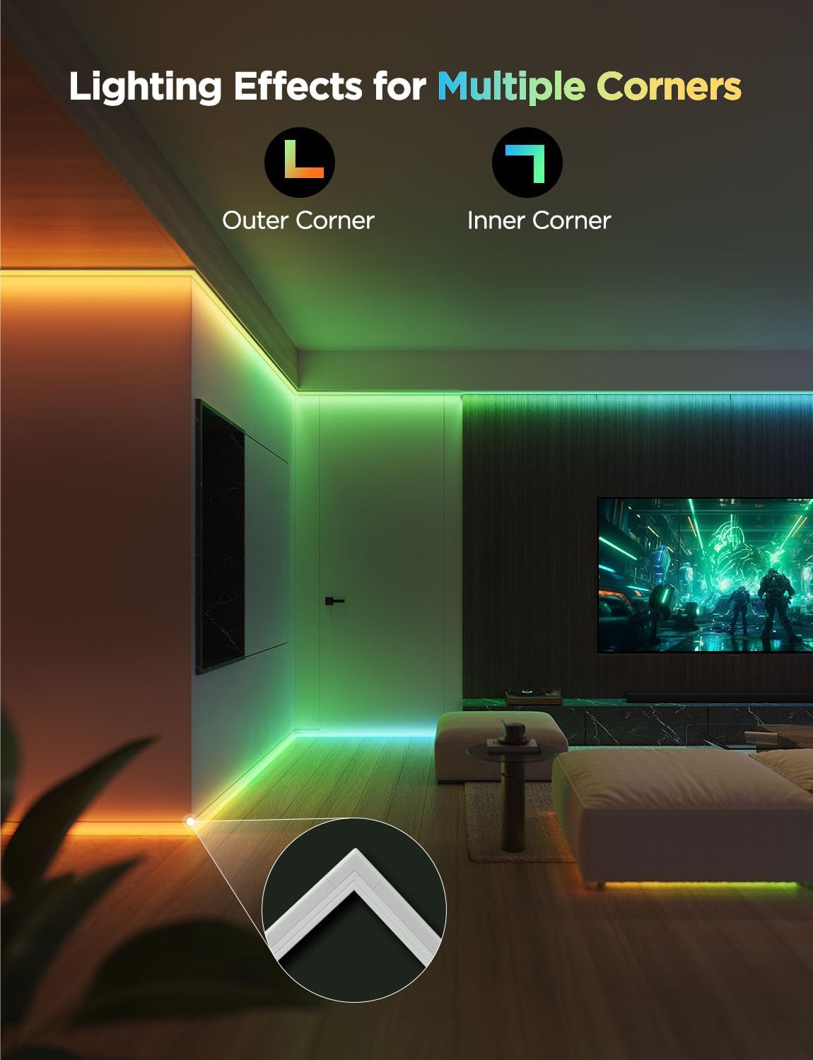 Govee RGBIC LED Strip Lights Covers