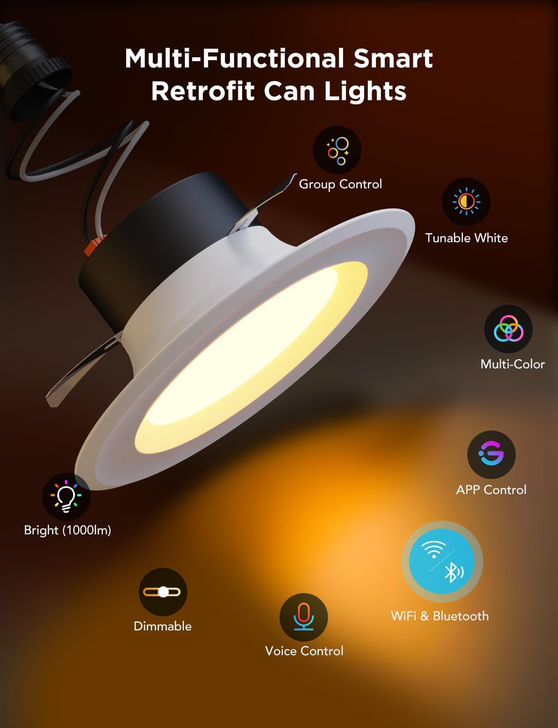 Govee Smart Retrofit Recessed Lighting