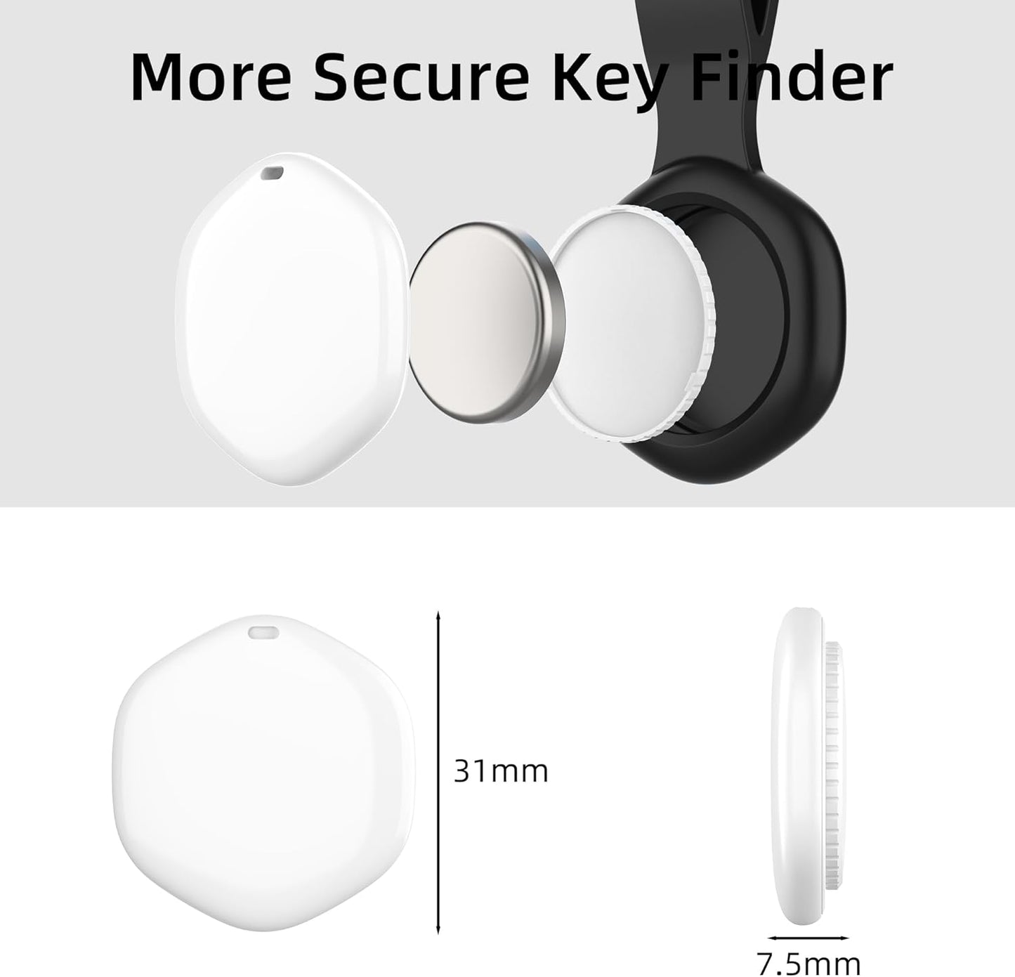 Smart Tags with Waterproof Case,Item Finder