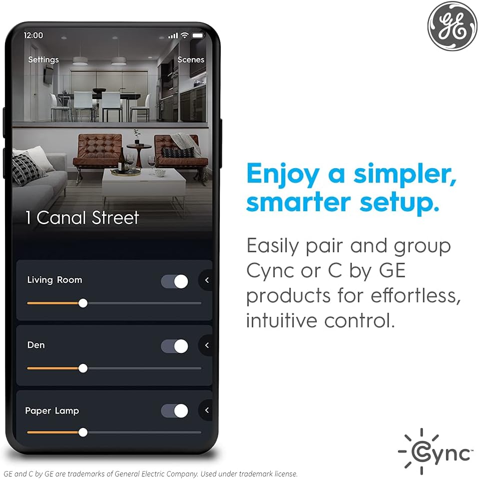 Cync Indoor Smart Plug, WiFi Outlet Socket