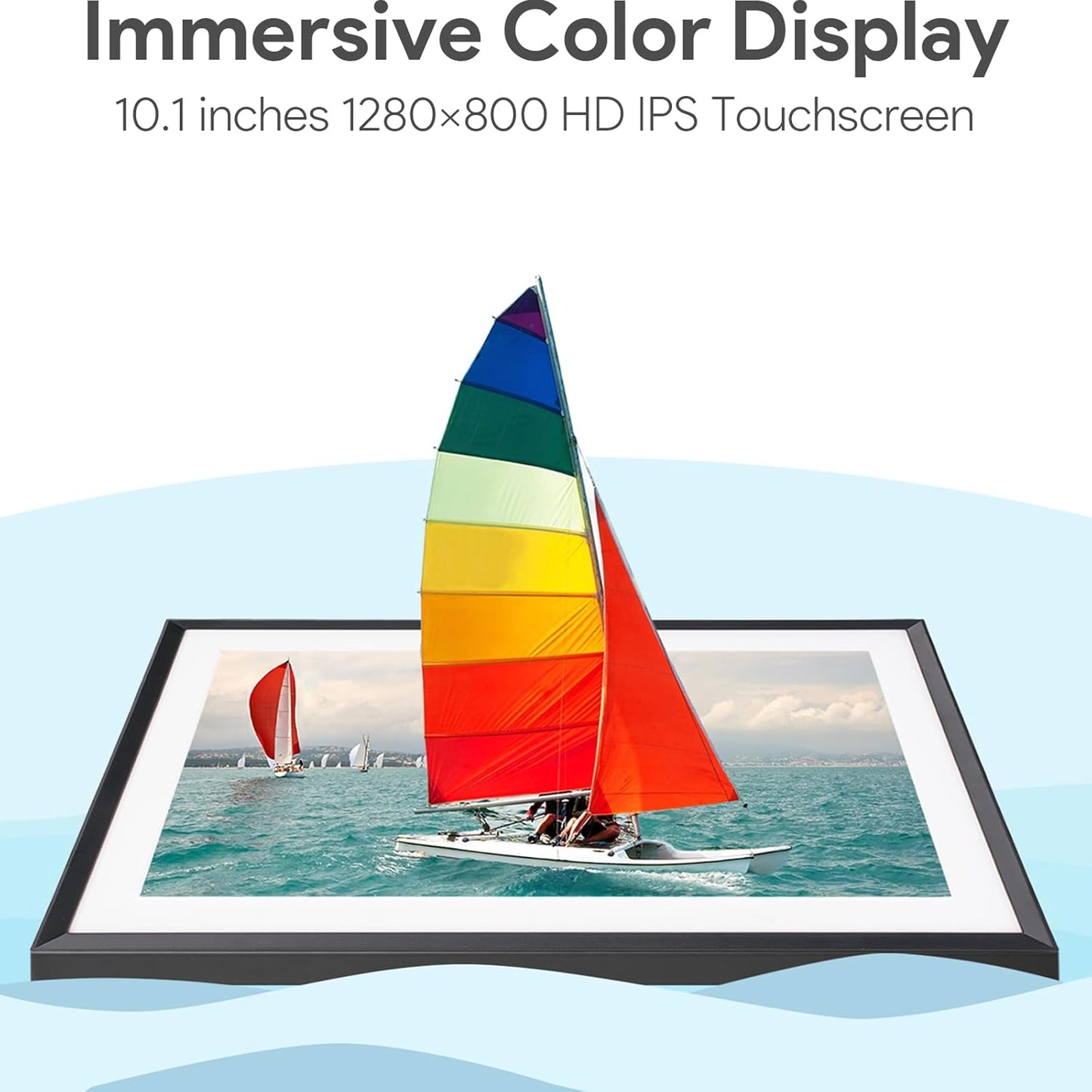 10.1'' Digital Picture Frame with 32GB Storage