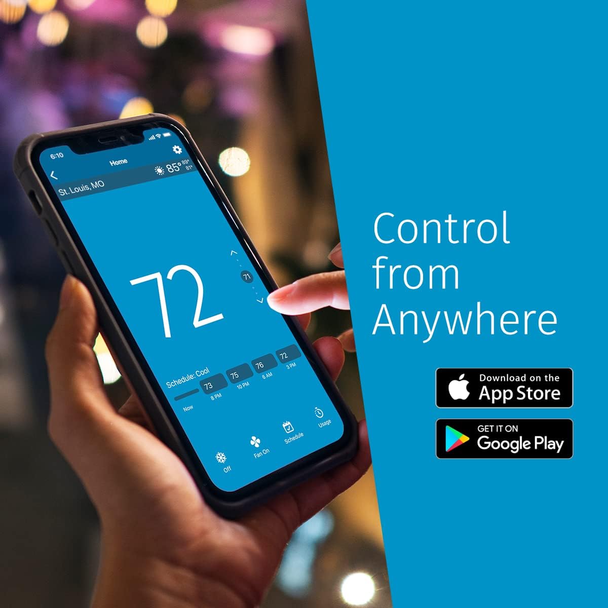 Emerson Sensi Touch Wi-Fi Smart Thermostat