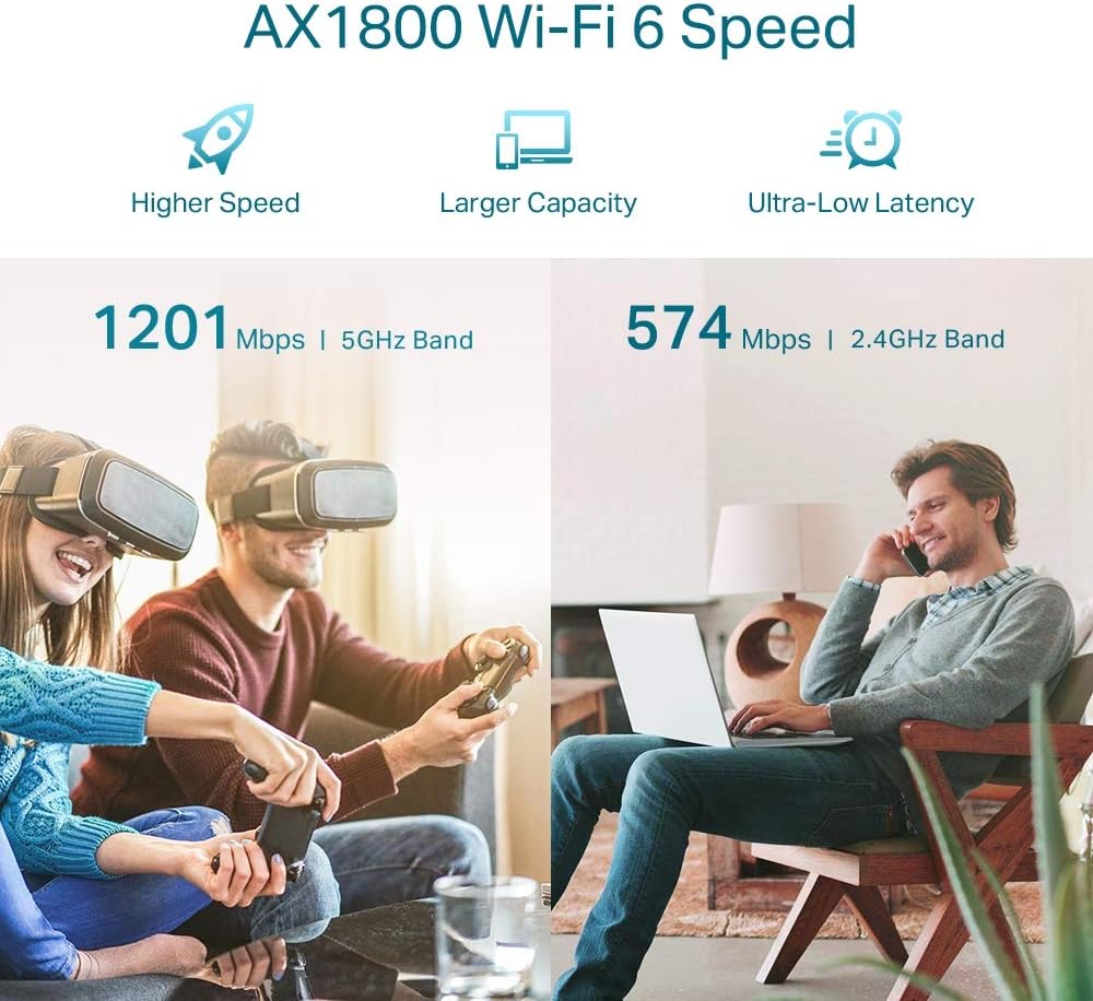 TP-Link AX1800 WiFi 6 Extender(RE605X)-Internet Booster