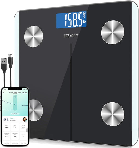 Etekcity Smart Rechargeable Body Fat Scale