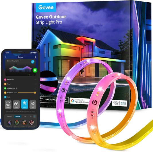 Govee Outdoor LED Strip Lights RGBIC