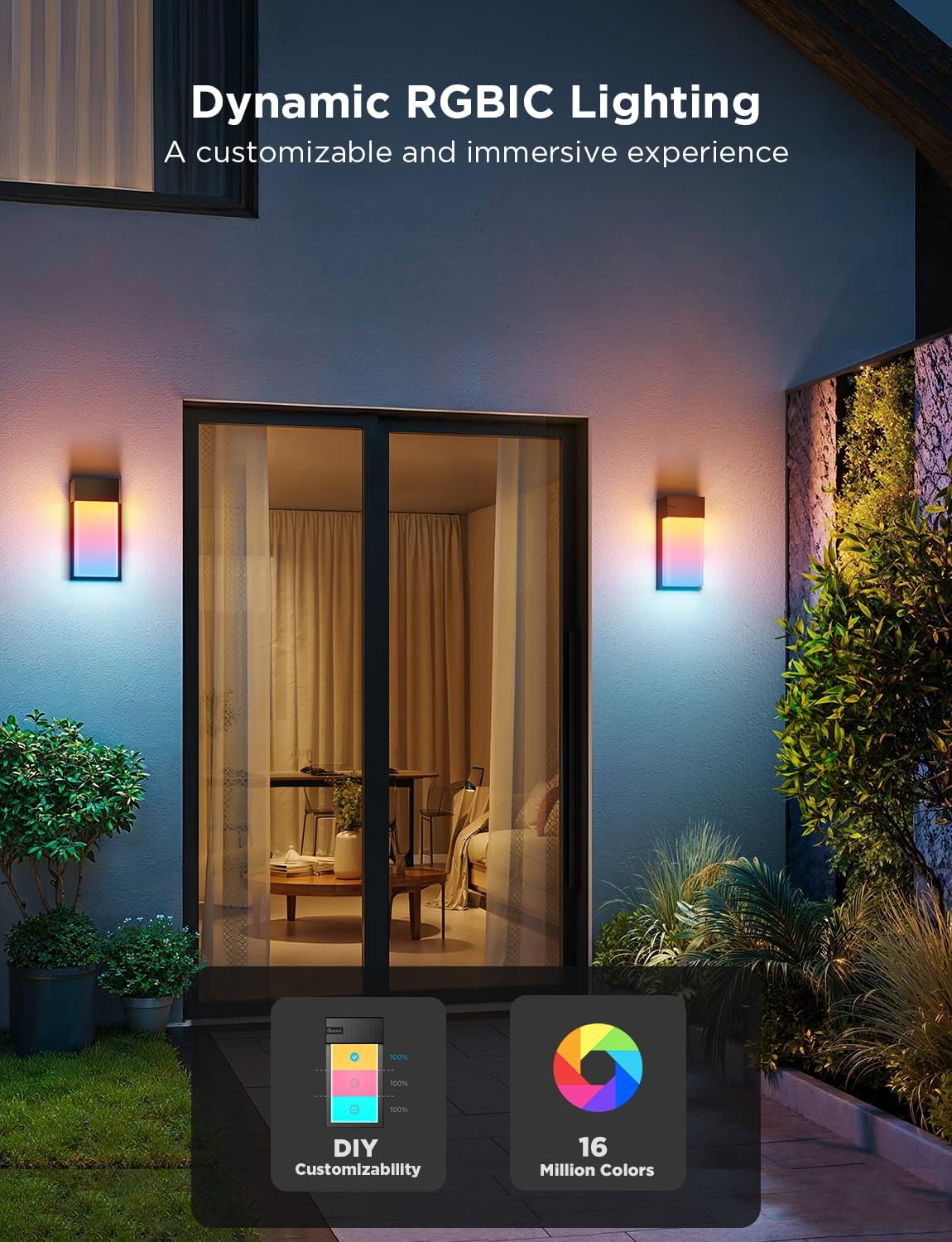 Govee Outdoor Wall Light 1500LM