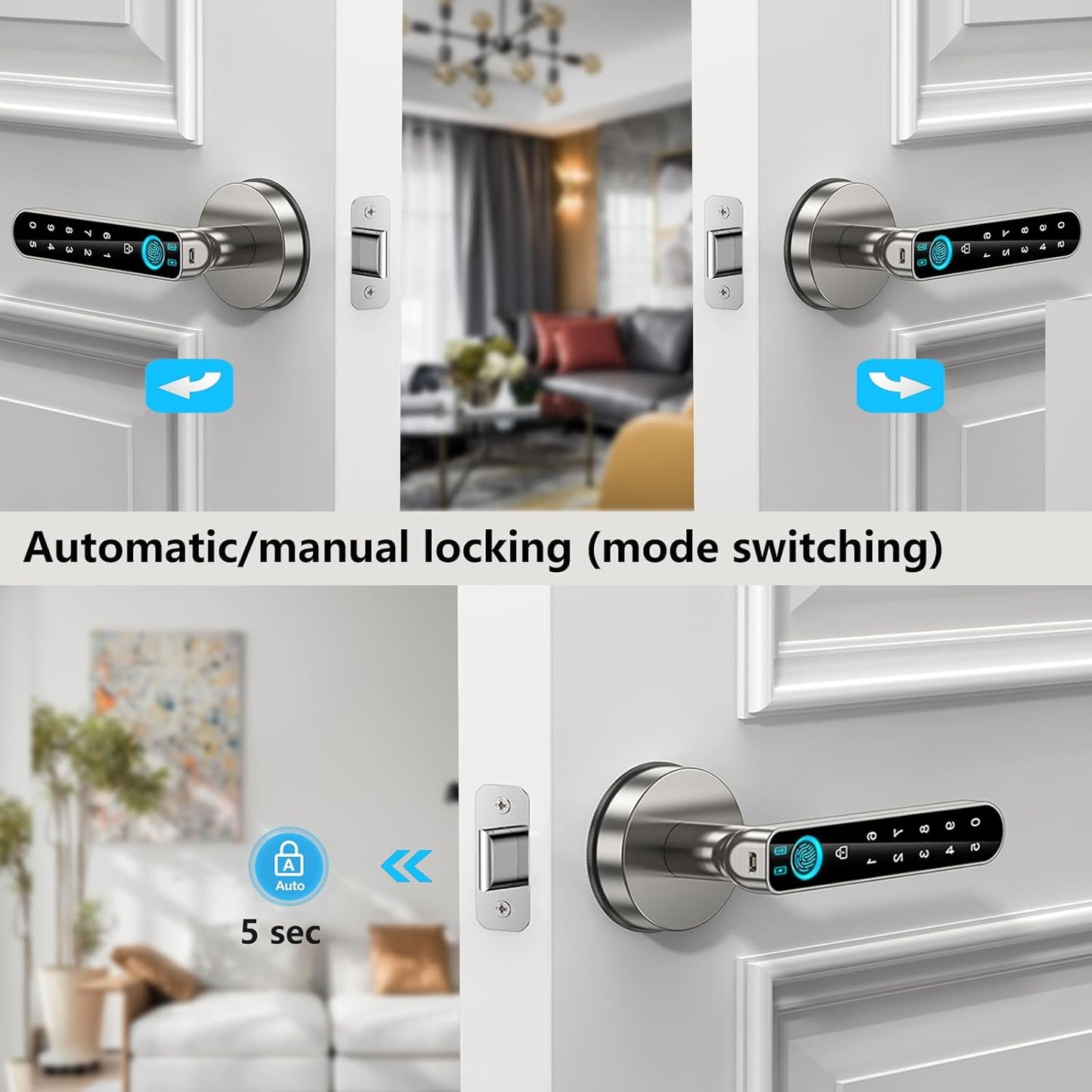 Fingerprint Door Lock-Smart Door knob