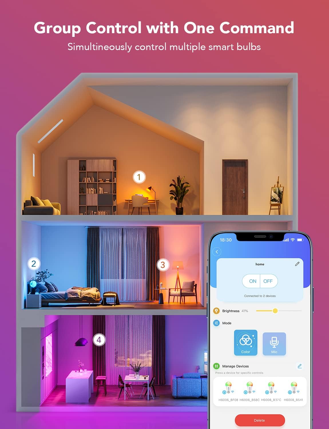 Govee LED Smart Light Bulbs