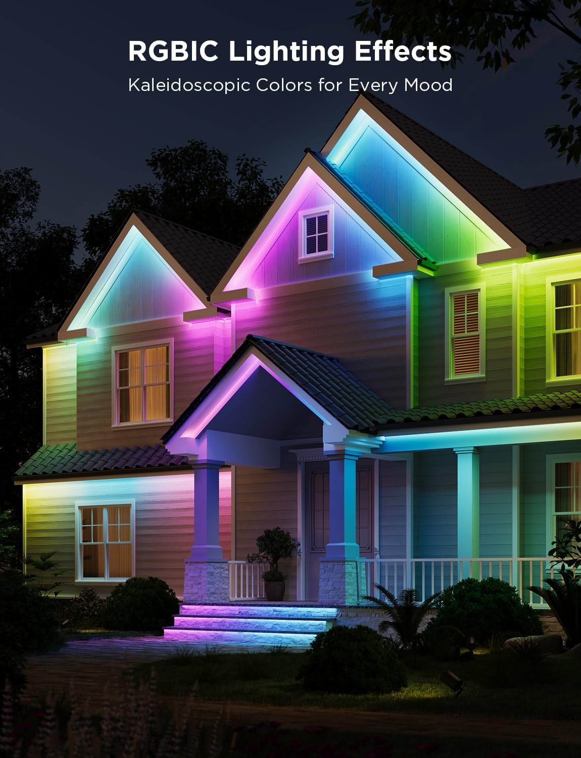Govee Outdoor LED Strip Lights RGBIC