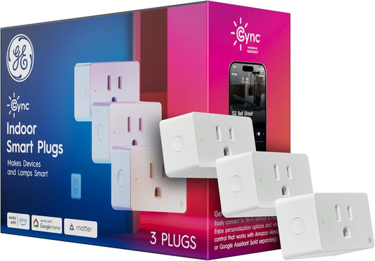 Cync Indoor Smart Plug, WiFi Outlet Socket