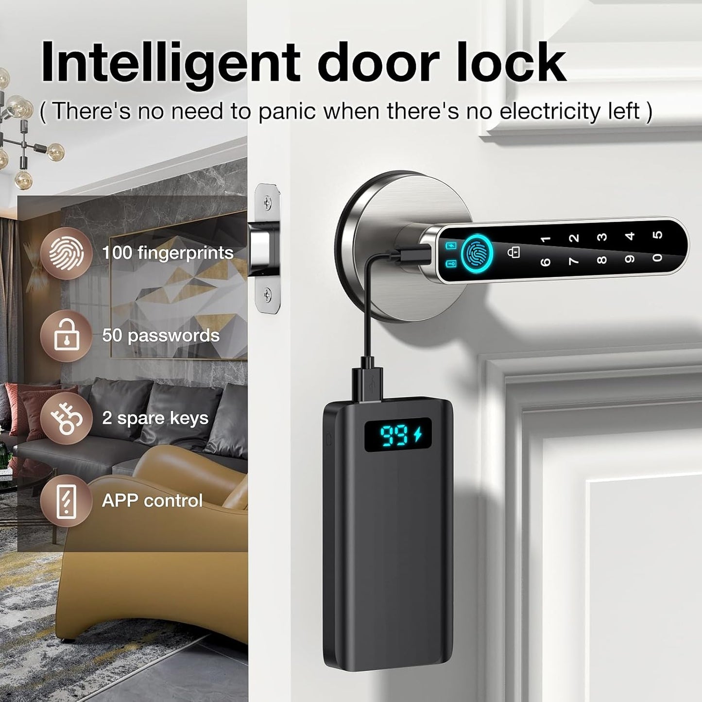 Fingerprint Door Lock-Smart Door knob