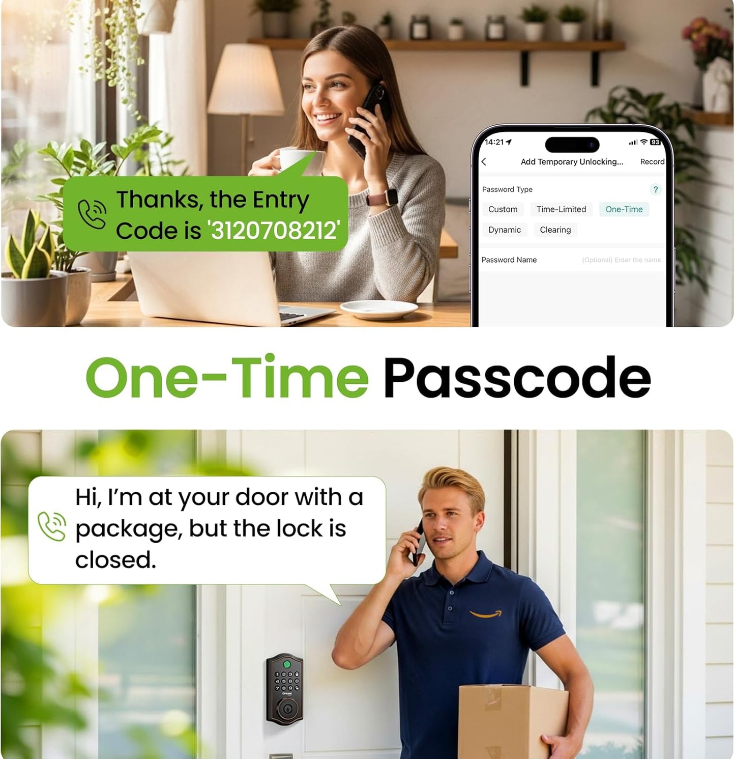 GHome Smart Deadbolt Lock for Front Door