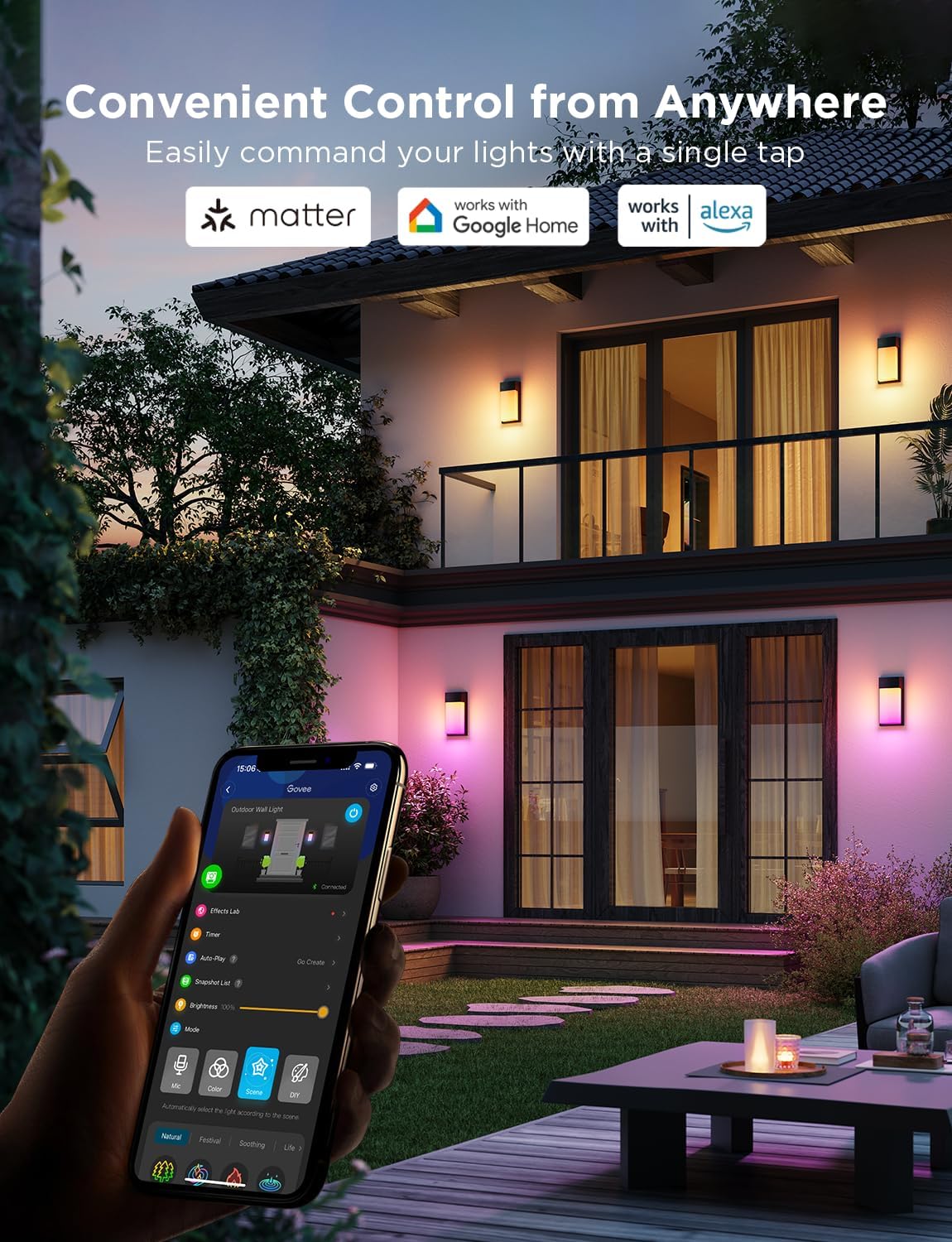 Govee Outdoor Wall Light 1500LM