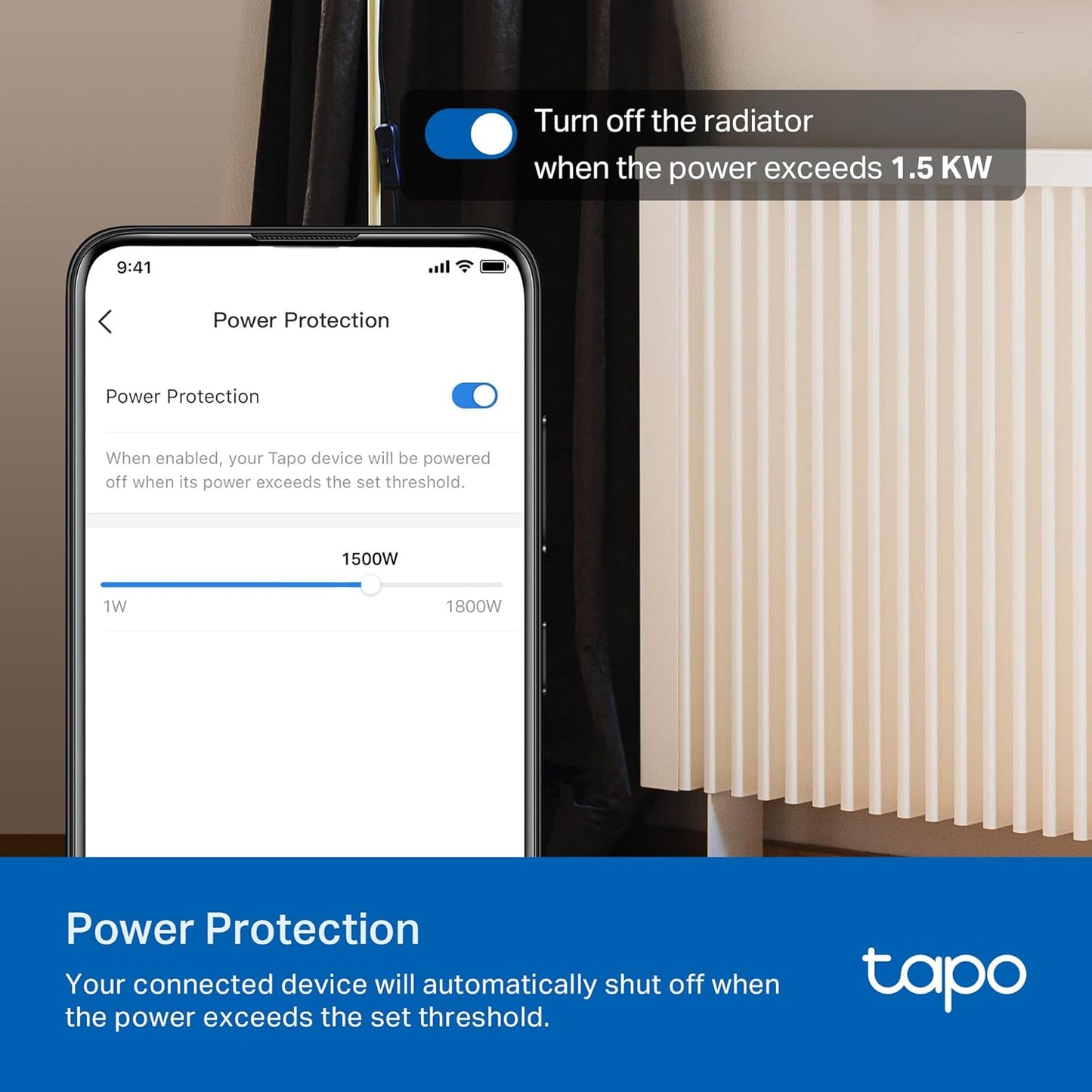 TP-Link 𝗧𝗮𝗽𝗼 Smart Plug Wi-Fi Mini, Energy Monitoring