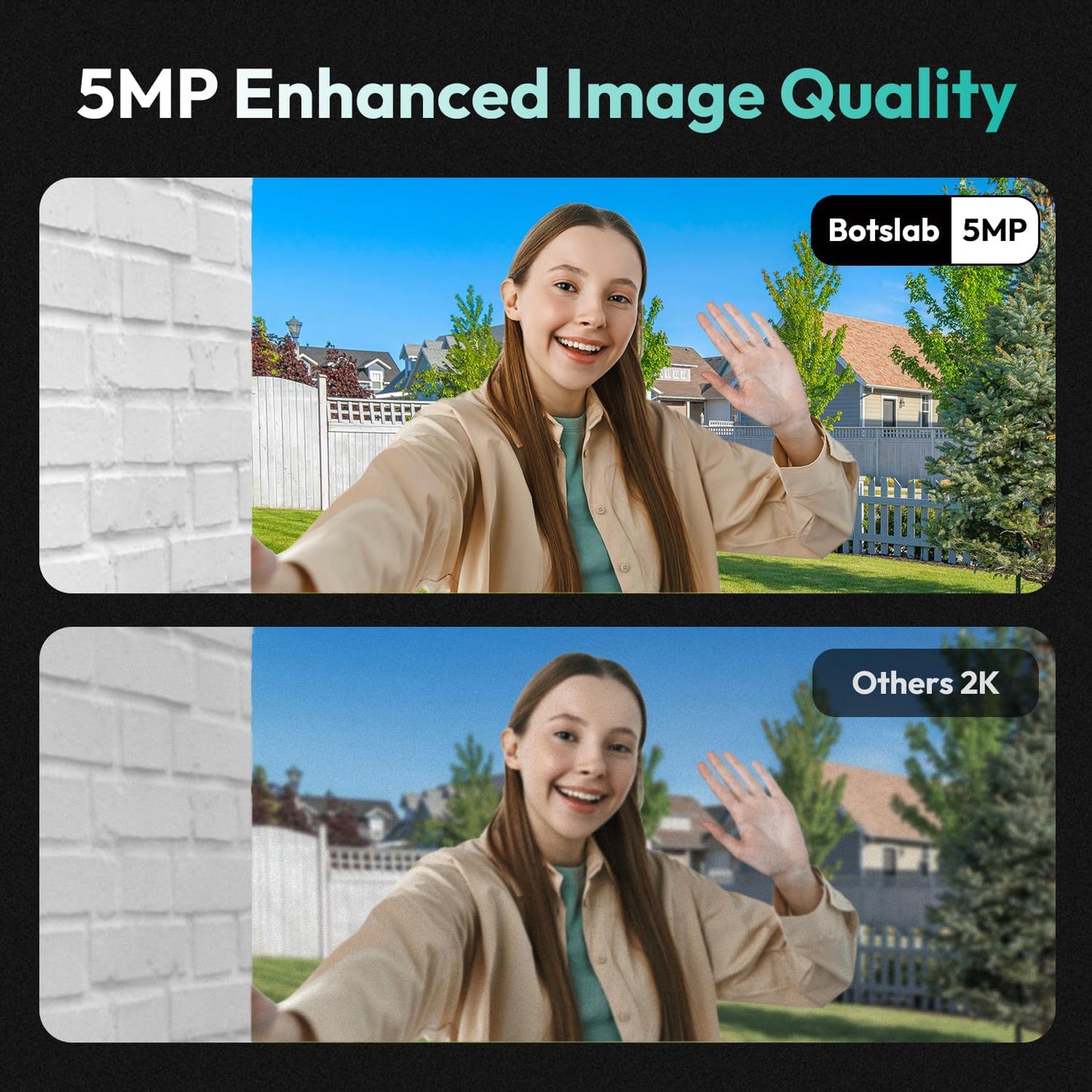 5MP Wireless Video Doorbell Camera