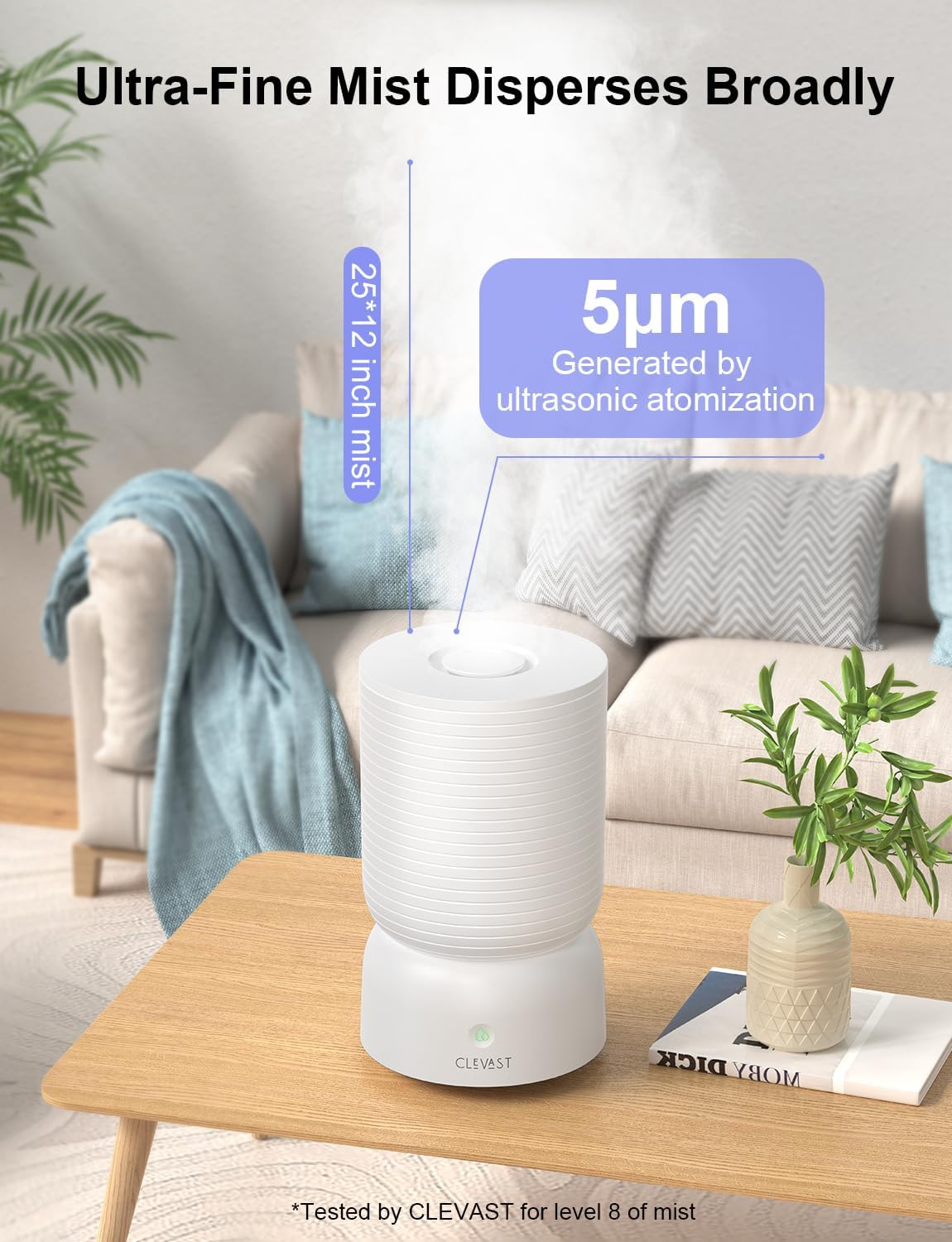 CLEVAST Smart Humidifiers for Bedroom